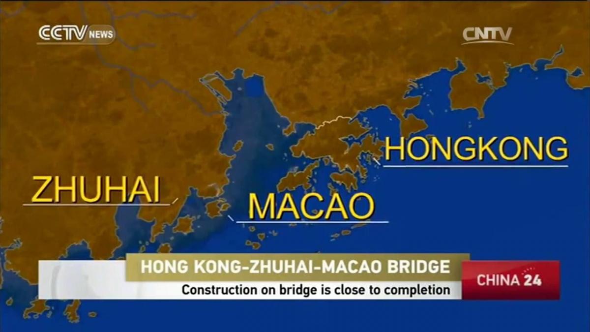 hong kong Macau sild kaart