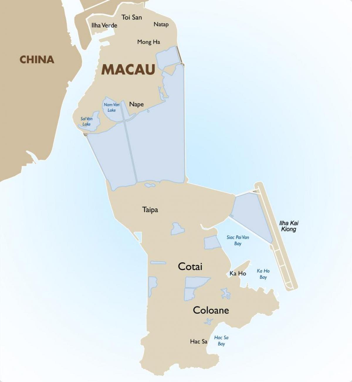 kaart kuklal Macau