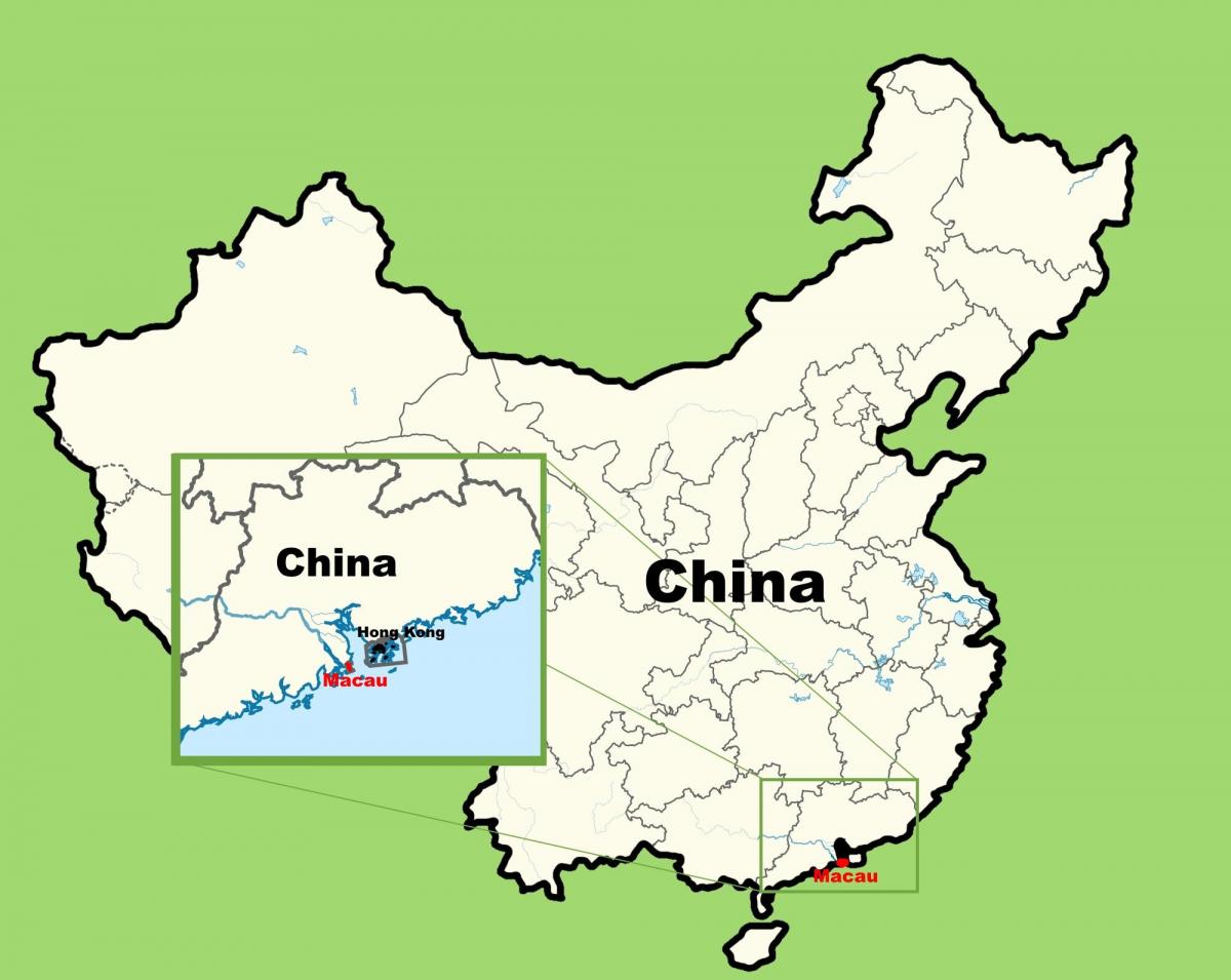 Macau kaart aasia
