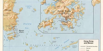 Kaart barra Macau