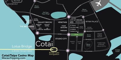 Kaart cotai Macau