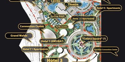 Galaxy Macau korrus kaart
