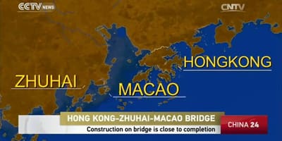 Hong kong Macau sild kaart