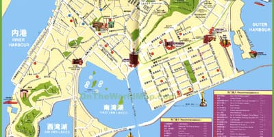 Turistide laigud Macau kaart