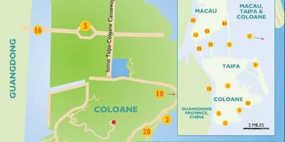 Taipa Macau kaart